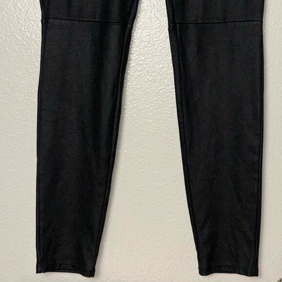 Trouve leggings black faux leather High Waisted Skinny Pants women's size medium - Picture 10 of 16